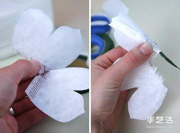 大气牡丹花的制作方法 餐巾纸做牡丹纸花教程