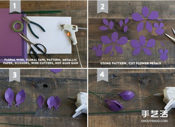 漂亮兰花的制作方法图解 手工兰花折纸步骤图