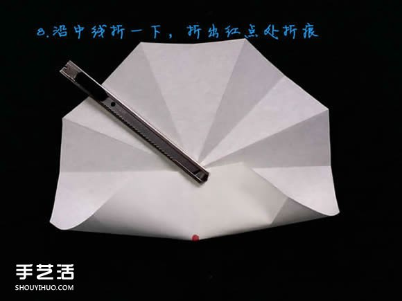 三种八瓣花折纸方法图解 八瓣花的折法步骤图