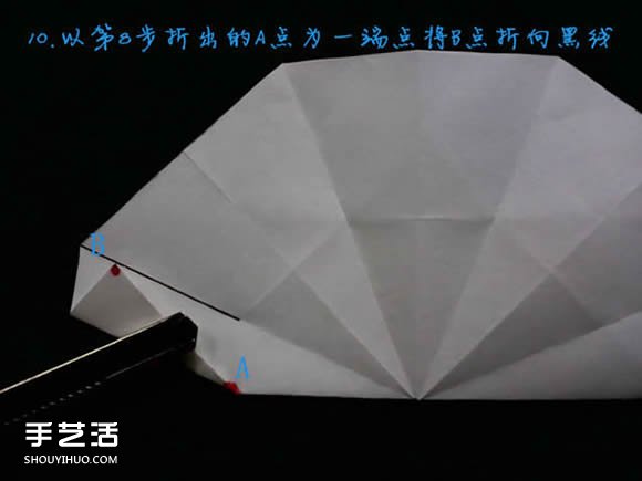 三种八瓣花折纸方法图解 八瓣花的折法步骤图
