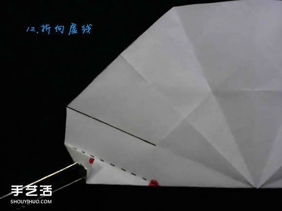 三种八瓣花折纸方法图解 八瓣花的折法步骤图