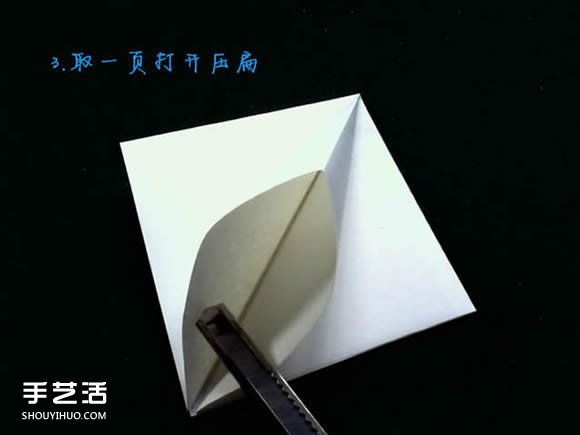 三种八瓣花折纸方法图解 八瓣花的折法步骤图