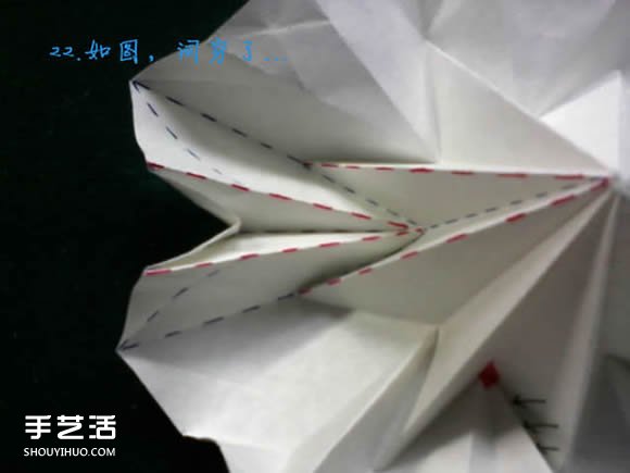 三种八瓣花折纸方法图解 八瓣花的折法步骤图