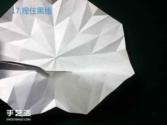 三种八瓣花折纸方法图解 八瓣花的折法步骤图