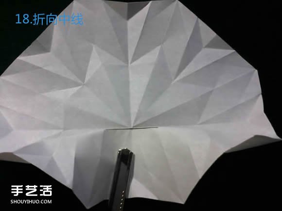 三种八瓣花折纸方法图解 八瓣花的折法步骤图