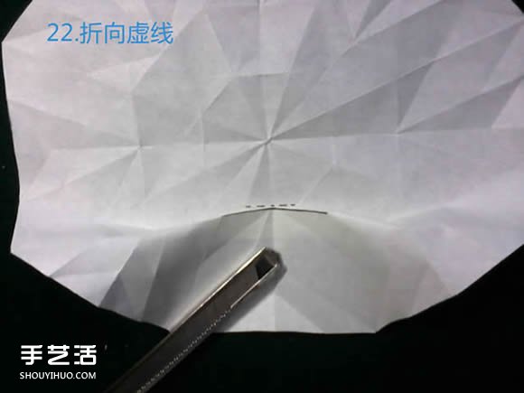 三种八瓣花折纸方法图解 八瓣花的折法步骤图