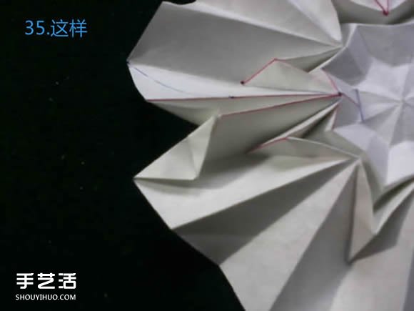 三种八瓣花折纸方法图解 八瓣花的折法步骤图