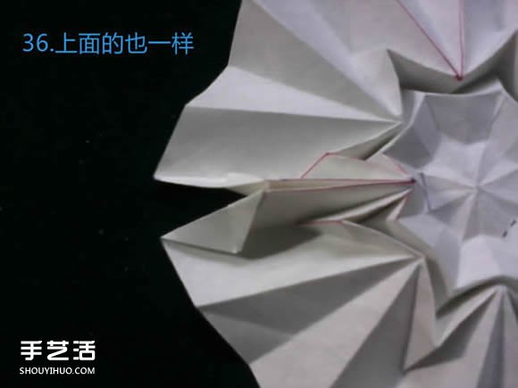 三种八瓣花折纸方法图解 八瓣花的折法步骤图