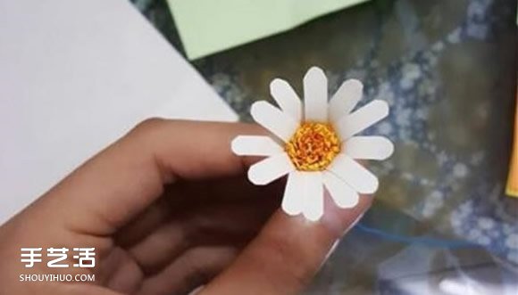 小雏菊手工制作教程 纸雏菊的做法图解