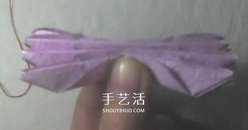 祈福莲花折纸方法图解 简单莲花的折法步骤