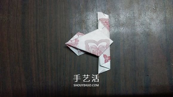 五瓣莲的折纸方法图解 纸币折五瓣莲的步骤