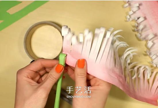 重阳节手工制作 彩纸做立体菊花的方法图解