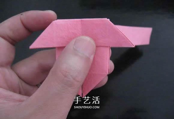 赠送初恋的小礼物！折纸蔷薇戒指的折法图解