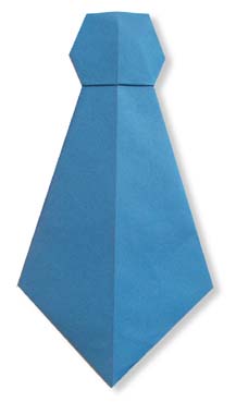 领带的折纸方法