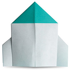 火箭的折纸方法