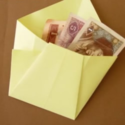 钱包的折纸方法