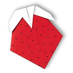 草莓折纸方法