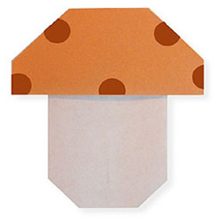 蘑菇折纸方法