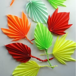 折纸树叶的方法步骤 叶片的折法图解教程