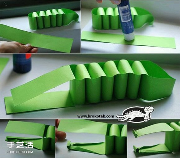 A4纸制作鳄鱼的方法 儿童玩具鳄鱼用A4纸做
