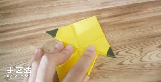 怎么折皮卡丘的方法 手工皮卡丘折纸步骤图