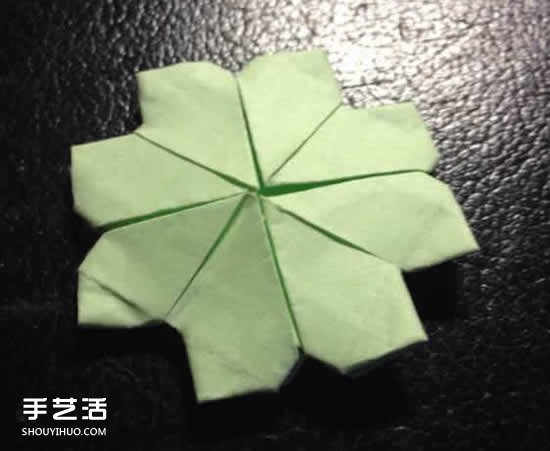 四叶草的折法两张纸 简单四叶草折纸教程