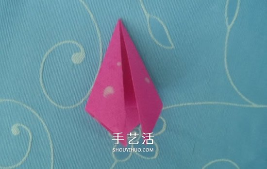 儿童折纸桃子的教程 简单小桃子怎么折图解