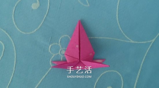 儿童折纸桃子的教程 简单小桃子怎么折图解