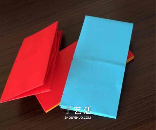 简单几步折叠小纸袋图解 幼儿小钱包折纸方法