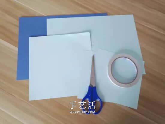 儿童简单纸玩具制作 可以控制海豚游来游去