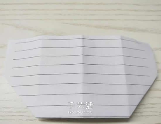 幼儿园折纸教程：最简单纸钱包的折法图解