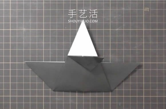 折纸嘴巴会动的乌鸦的折法视频教程