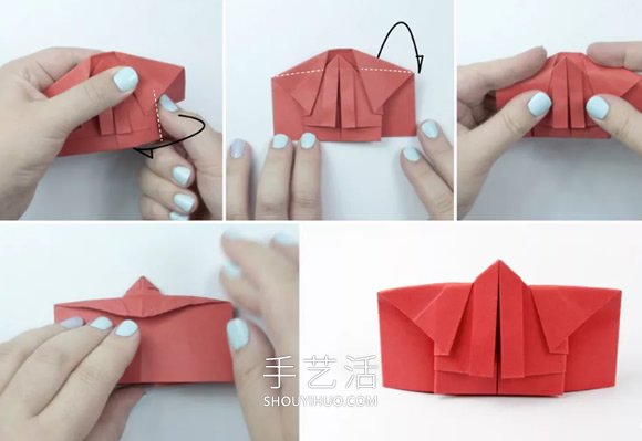 简单折纸和服的详细步骤图解教程