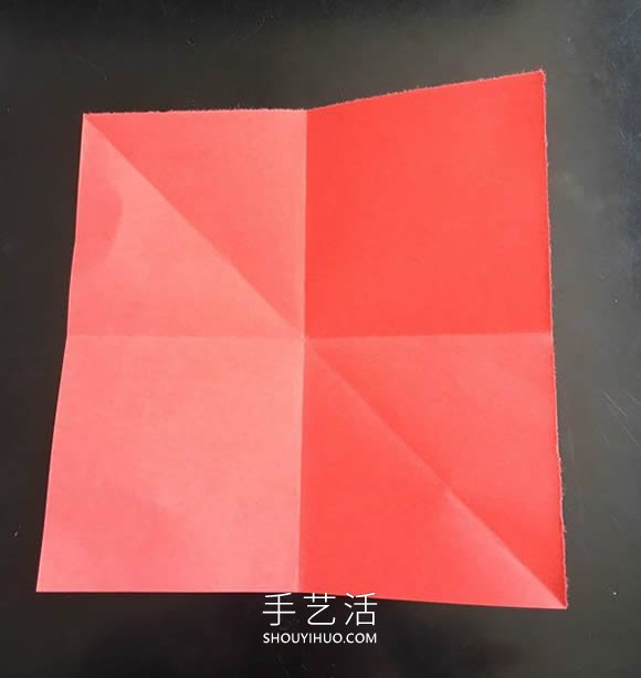 小花篮的折纸方法简单教程