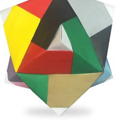 复杂24面体组合折纸教程