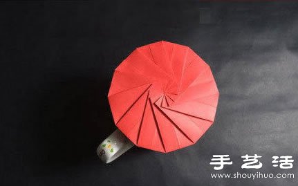 折纸杯盖手工制作方法图解教程