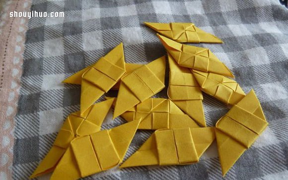 折纸手镯手环的折法 手工手镯手环折纸图解