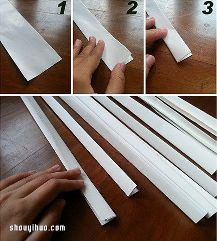 纸条编收纳筒/笔筒的方法详细步骤图