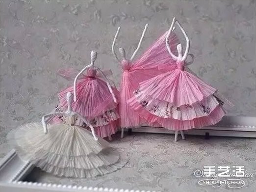 如何用餐巾纸折纸小人 纸巾折芭蕾舞演员的方法