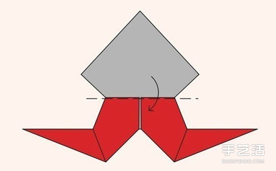 圣诞老人折纸步骤图 手工折纸圣诞老人教程