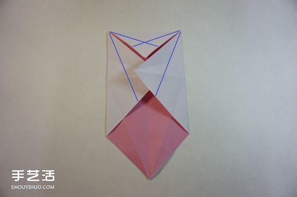 折纸女孩的步骤图解 复杂女生的折法教程