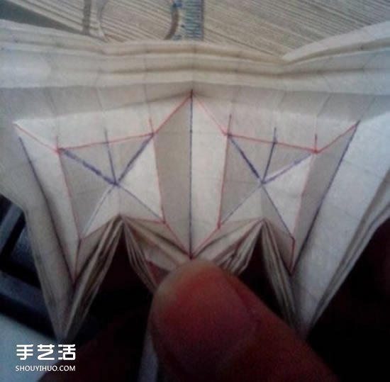 美丽天使的折纸方法 手工折叠立体天使图解