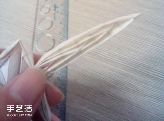 美丽天使的折纸方法 手工折叠立体天使图解