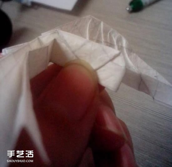 美丽天使的折纸方法 手工折叠立体天使图解