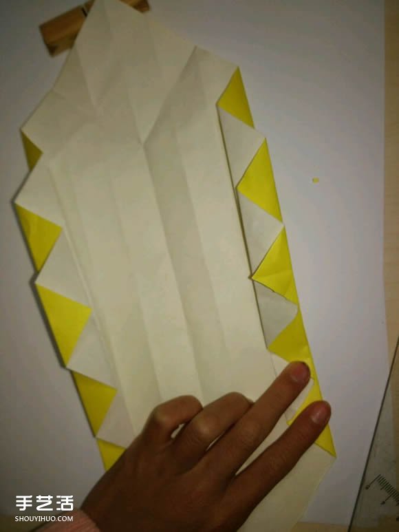 折纸元宵的折法图解教程 包括盛元宵的勺子