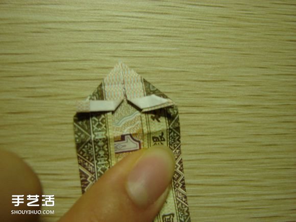 纸币折纸照相机图解 美金折相机的折法详解