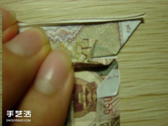 纸币折纸照相机图解 美金折相机的折法详解