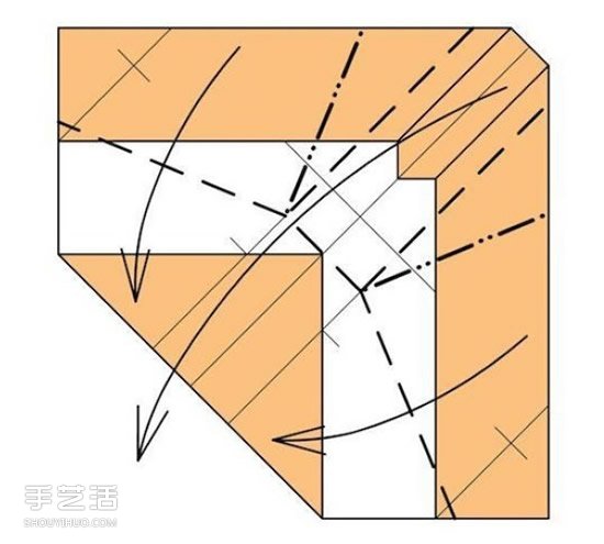 折纸沙发椅的折法图解 手工沙发椅折叠步骤图