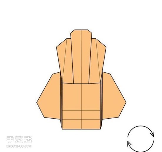 折纸沙发椅的折法图解 手工沙发椅折叠步骤图