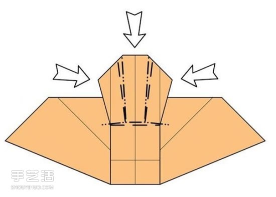 折纸沙发椅的折法图解 手工沙发椅折叠步骤图